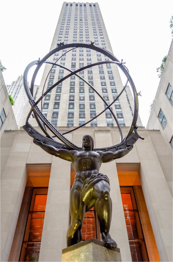 Atlas Statue at Rockefeller Center